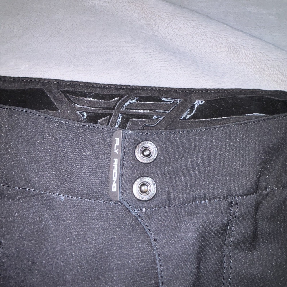 Fly Racing Radium Shorts 34 Black White - Picture 5 of 16